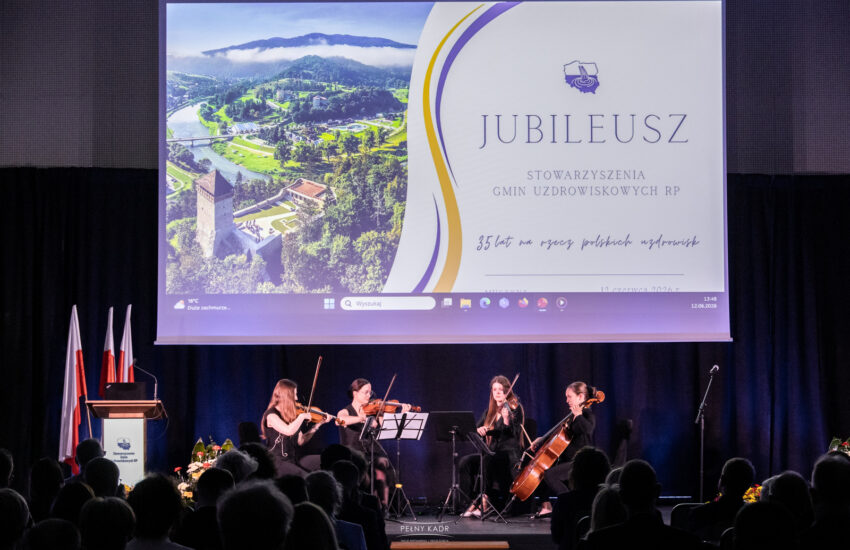 35 lat Stowarzyszenia Gmin Uzdrowiskowych RP. Jubileuszowa gala odbyła się w Muszynie